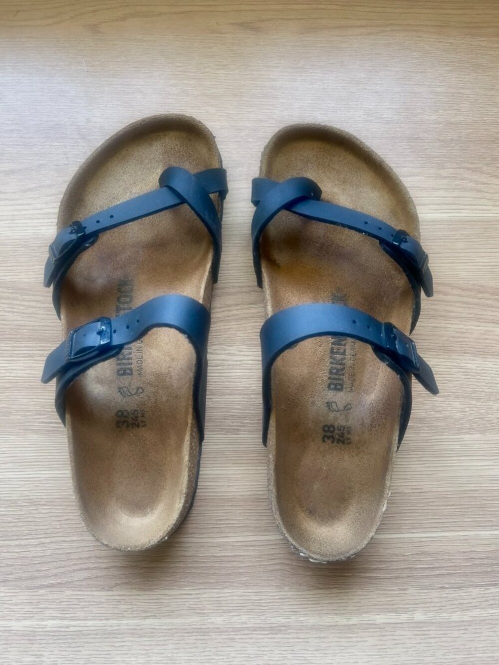 Birkenstock Mayari Black Sandals EU 38 US 7 Women's